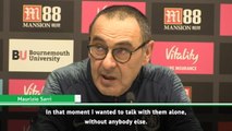 I wanted to speak to players alone - Sarri on dressing room rant