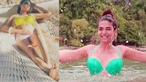 Kundali Bhagya actress Anjum Fakih aka Srishti looks ultra bold in Yellow Bikini | FilmiBeat
