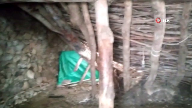 Karın ağırlığına dayanamayan ahırın çatısı çöktü: 6 hayvan telef oldu