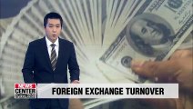 S. Korea's average daily FX turnover last year highest since 2008: BOK