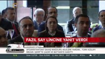 Fazıl Say lincine yanıt verdi