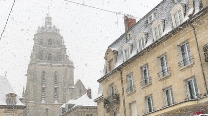 Nouvelles chutes de neige à Argentan