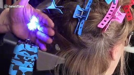 Meet the 'Star Wars hairdresser' who styles your hair with a laser cutter