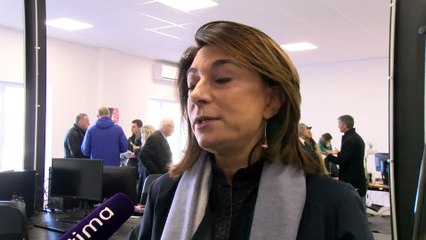 Martine Vassal au micro de Didier Gesualdi