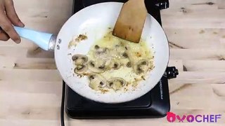 Mushroom Scrambled Egg (Omelette) Recipe