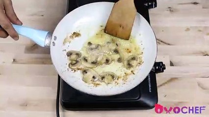 Mushroom Scrambled Egg (Omelette) Recipe