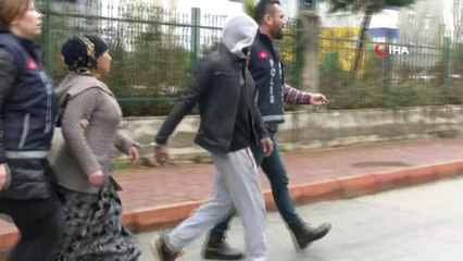 Akü hırsızı karı koca polisten kaçamadı