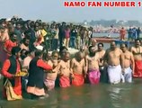 CM Yogi Adityanath Ganga bathing in Kumbh with his cabinet at Prayagraj