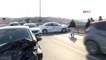 İstanbul- Sadabat Viyadüğü'nde Zincirleme Kaza, Trafik Aksıyor