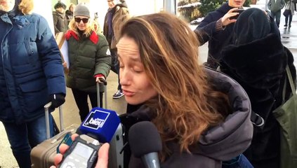 Les membres du jury du festival du film fantastique arrivent à la gare d'Epinal