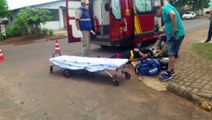 Colisão entre motos deixa dois feridos