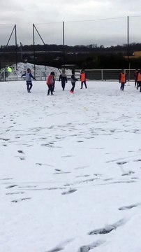 Mercredi 30 Janvier 2019 entrainement école de foot sur la neige