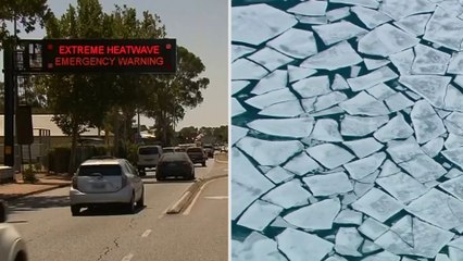 Des États-Unis à l’Australie, 100°C séparent les deux côtés du globe