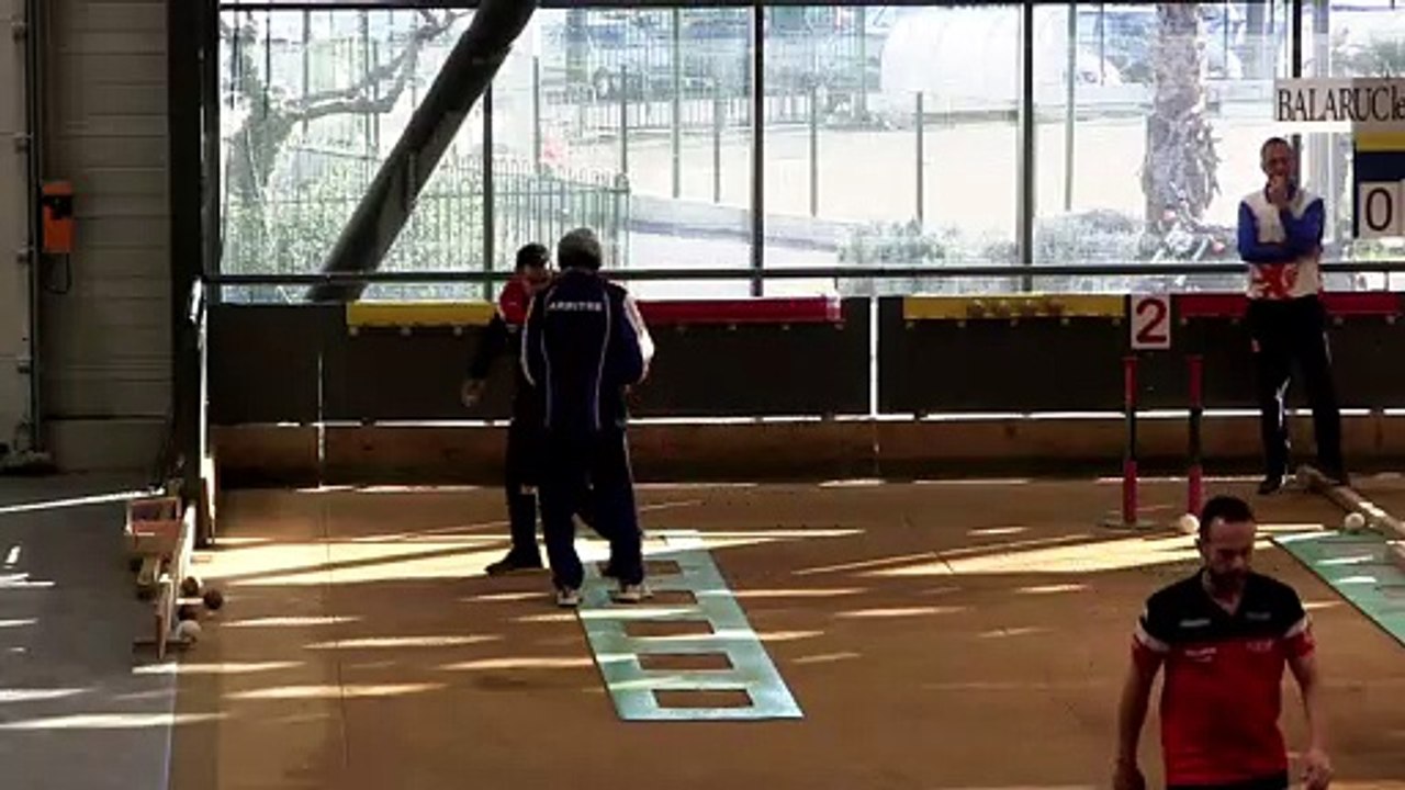 Tir de précision à 33 points pour Christophe Reyne, France Club Elite 1, J3 groupe Titre,  Balaruc-les-Bains contre CRO Lyon,  saison 2018/2019