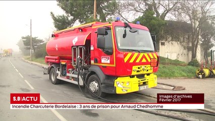L'ancien gérant de la Charcuterie Bordelaise a été condamné pour avoir volontairement détruit par le feu son usine de Villenave d'Ornon.. Il a toujours clamé son innocence et veut faire appel de cette décision.