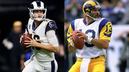 Kurt Warner explains how the 2018 and 1999 Rams offenses compare