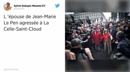 Yvelines. L’épouse de Jean-Marie Le Pen agressée dans la rue, son sac à main dérobé