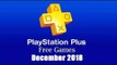 PlayStation Plus Free Games December 2018 PS Plus