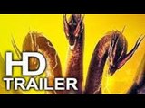 GODZILLA 2 (FIRST LOOK - King Ghidorah Face Reveal Trailer NEW) 2019 King Of The Monsters Movie HD