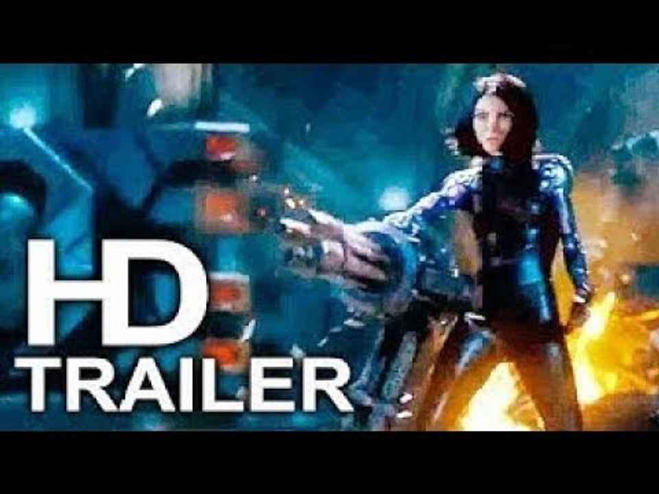 ALITA BATTLE ANGEL (FL - Gladiator Fight Scene Trailer NEW) 2019 James Cameron Sci Fi Movie HD