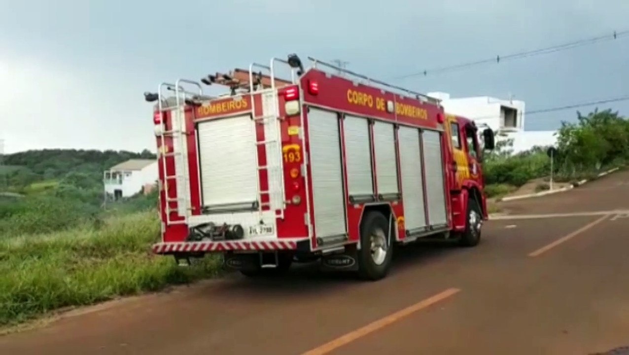 Incêndio em vegetação mobiliza Corpo de Bombeiros
