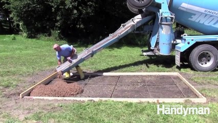 How to Pour a Concrete Slab
