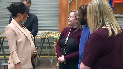 Meghan Duchess of Sussex visits the National Theatre