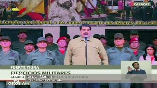 Maduro pide unidad a militares por llamado de Guaidó a rebelarse