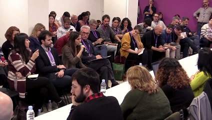 Miembros de Podemos que asisten al Consejo Ciudadano piden unidad y un debate tranquilo para superar la crisis