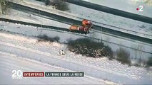 Intempéries : la France sous la neige