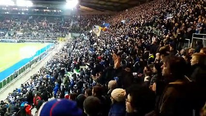Merci les Bleus : les 25.000 supporters strasbourgeois remercient leur équipe àla Meinau