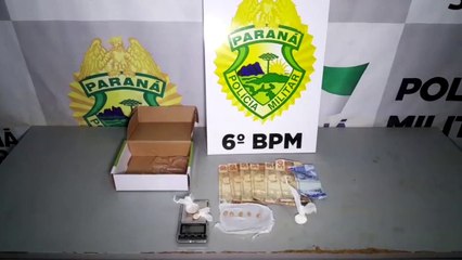 Dupla é detida pelo Choque com crack e cocaína