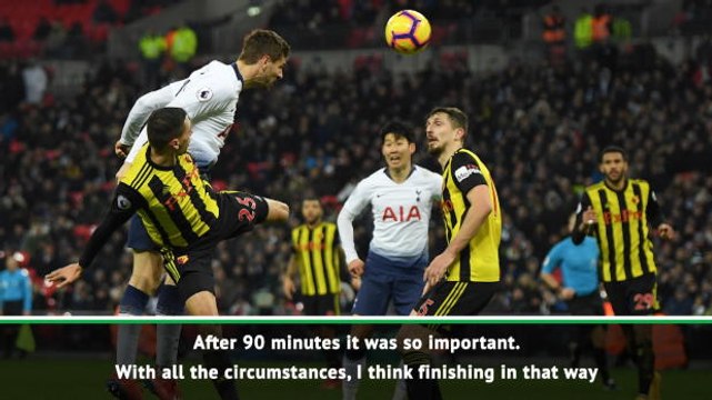 It was important for Spurs to smile again - Pochettino