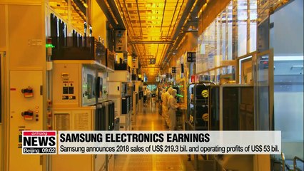 Samsung Electronics 2018 earnings soar to record high