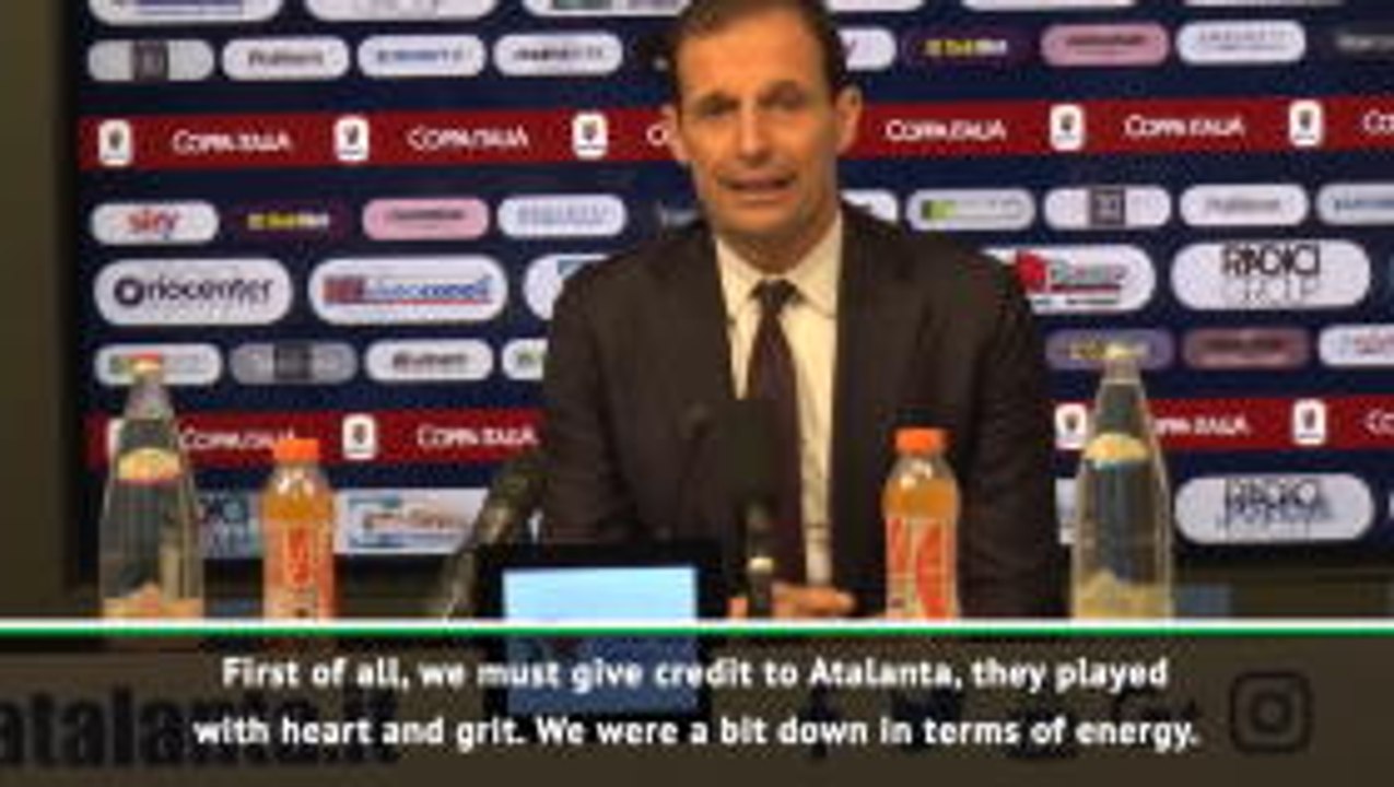 Atalanta deserved shock win over Juve - Allegri
