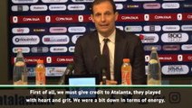 Atalanta deserved shock win over Juve - Allegri