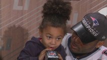 Martellus Bennett's adorable daughter takes over his press conference | SUPER BOWL LI