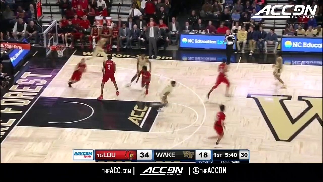 Louisville vs. Wake Forest Basketball Highlights (2018-19)
