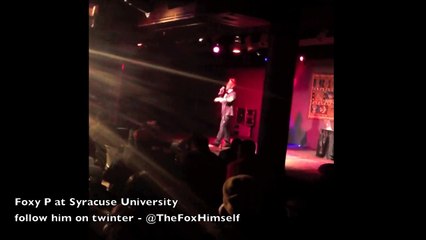 Foxy P African Comedian at Syracuse University