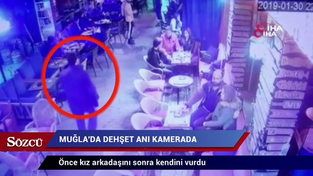 Önce kız arkadaşını sonra kendini vurdu