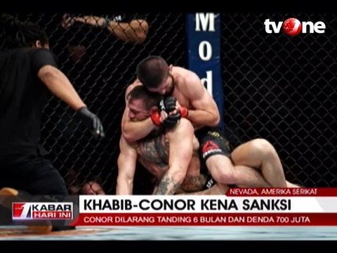 Khabib-McGregor Kena Sanksi Berat