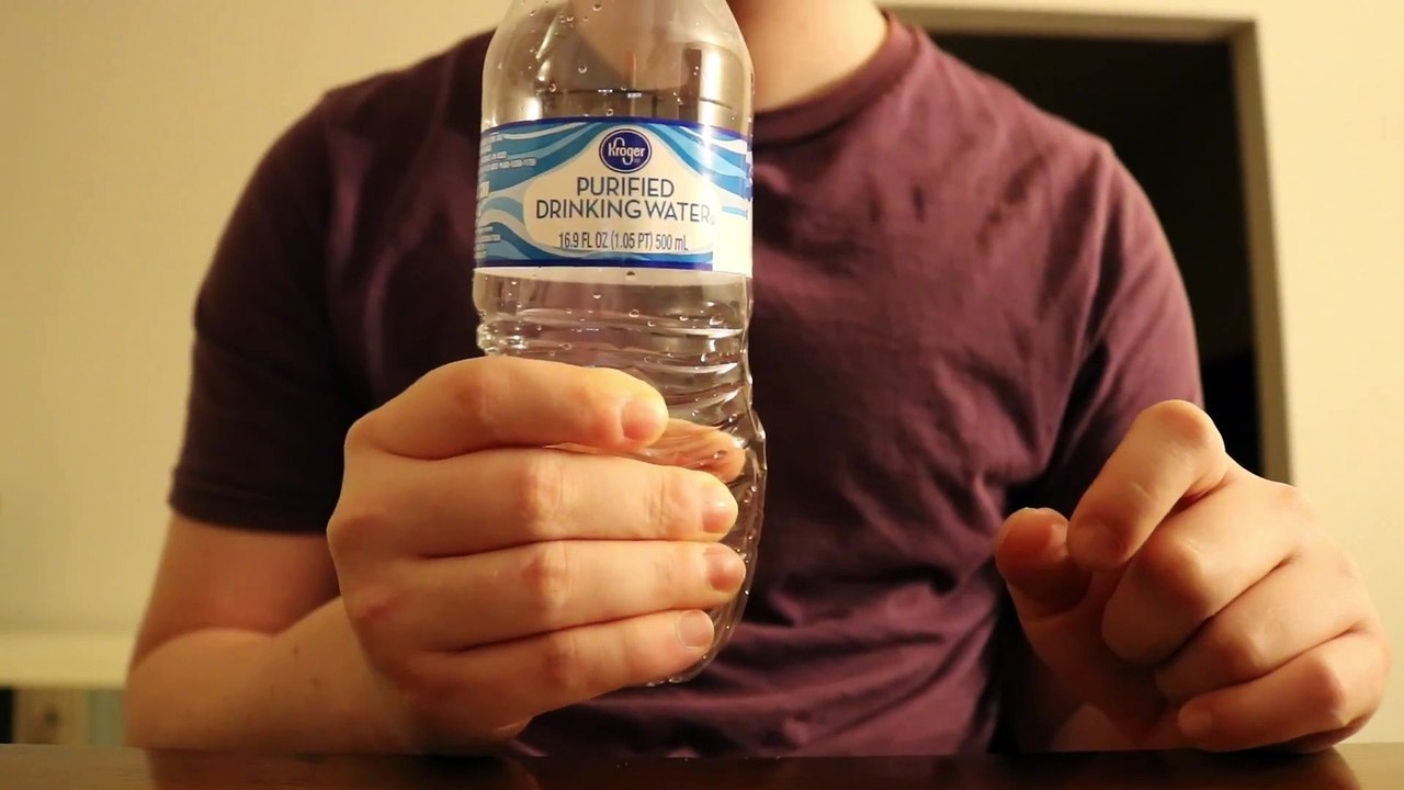 ASMR Tapping Scratching  Crinkle (Water Bottle Edition)