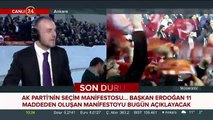 AK Parti'nin seçim manifestosu açıklanacak