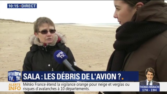 Cette habitante de Surtainville raconte comment elle a retrouvé de probables débris de l'avion de Sala sur la plage
