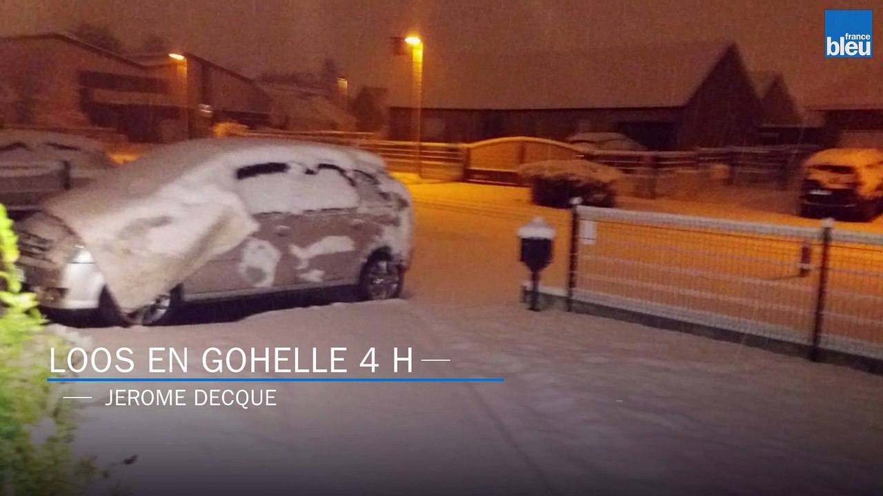 Le Nord Pas-de-Calais sous la neige le 30 janvier 2019