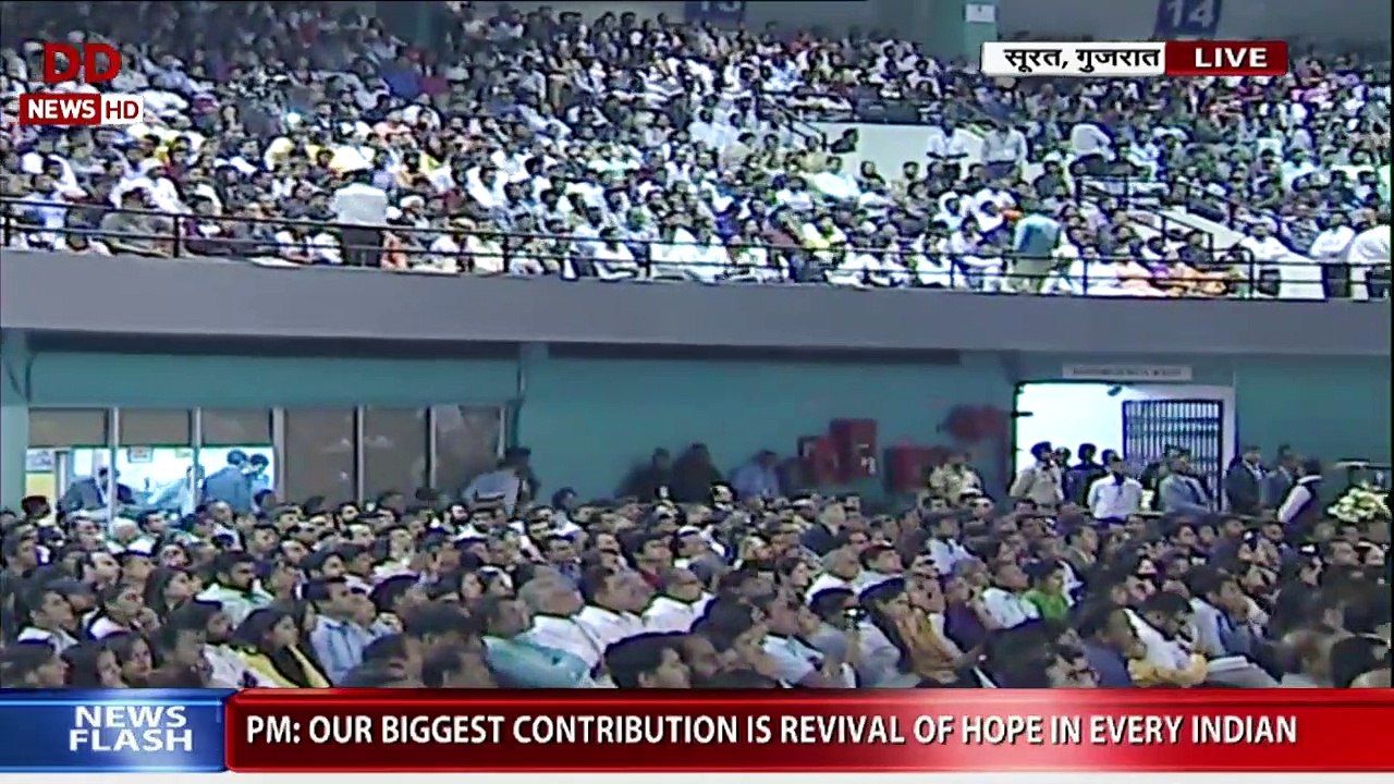 Modi in Surat:  'Rapists are hanged within thre...