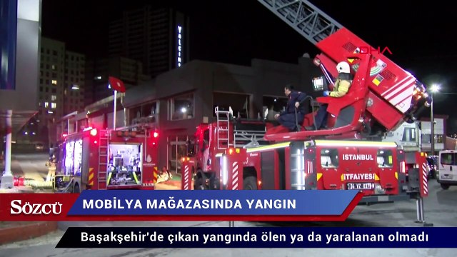 İstanbul’da mobilya fabrikasında yangın