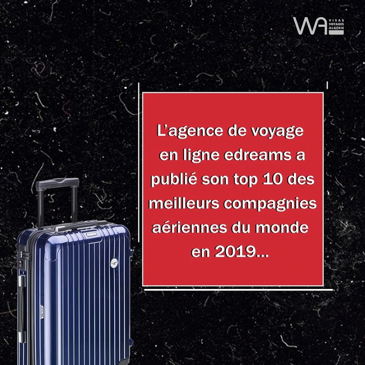Les dix meilleures compagnies aériennes en 2019 selon edreams