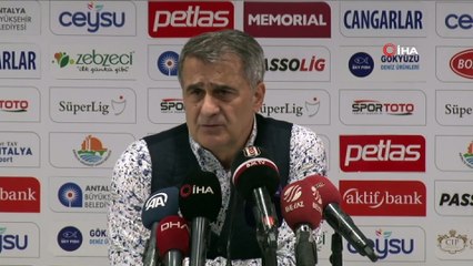 Şenol Güneş: “Goller ve sonraki pozisyonlar ilginç bir maç oldu”