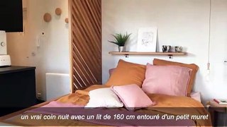 Un studio de 20 m2 gagne un vrai coin nuit